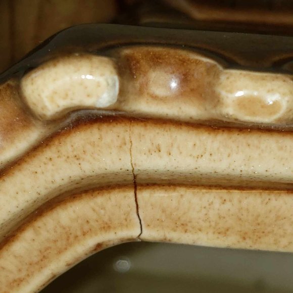 Vintage MCM Royal Sealy Japan Castle Medieval Brown Cookie Jar - Picture 7 of 10